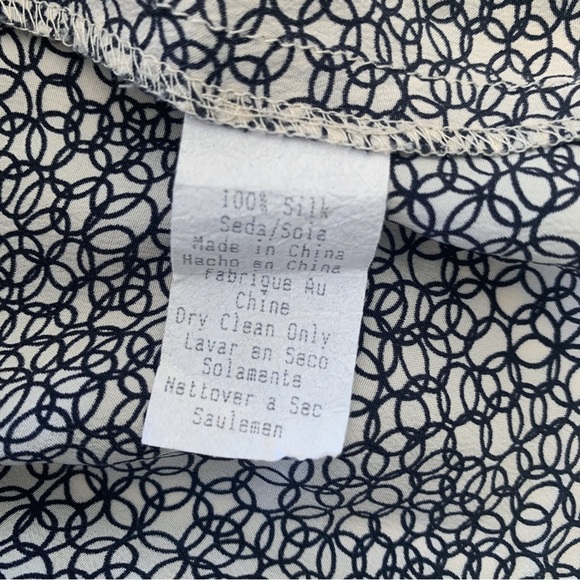 Corey Lynn Calter Floral Embroidered Silk Blouse Sz 4 - Picture 6 of 7